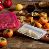 Opbevaring Stasher Sandwich Bag raspberry