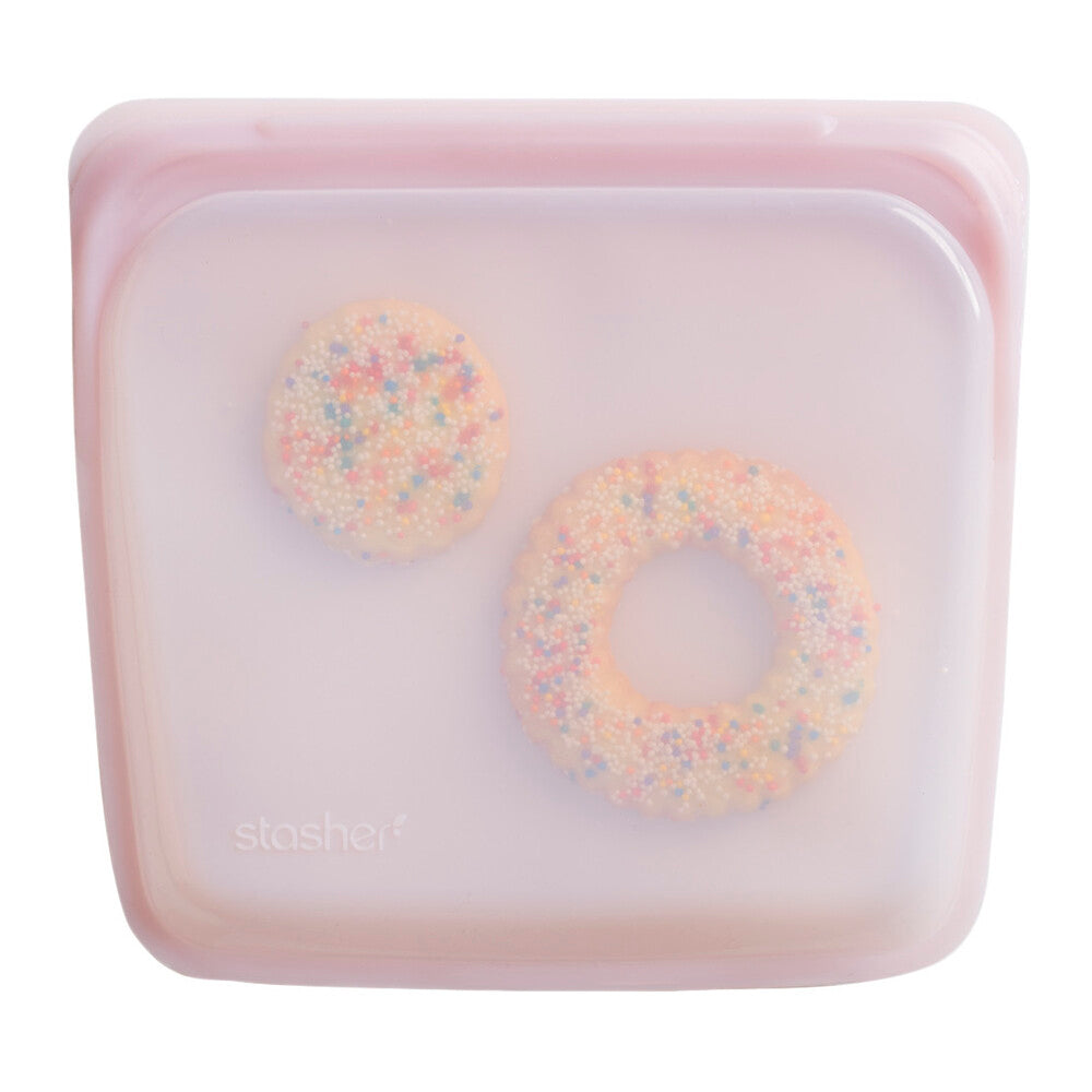 Opbevaring Stasher Sandwich Bag rose quartz