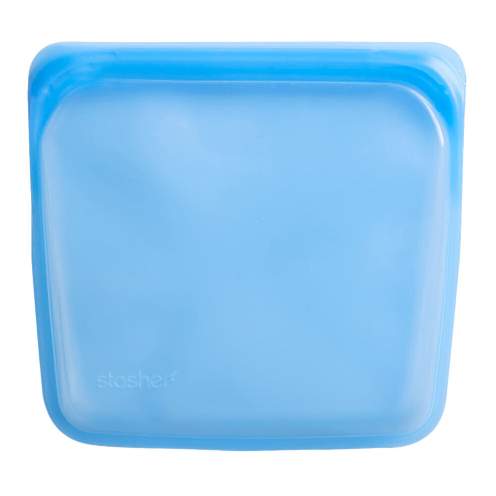 Opbevaring Stasher Sandwich Bag blå topaz