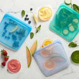 Opbevaring Stasher Sandwich Bag blå topaz