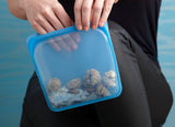 Opbevaring Stasher Sandwich Bag blå topaz