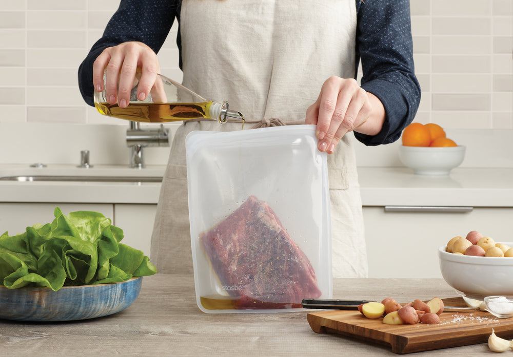 Opbevaring Stasher Half Gallon Bag clear