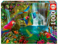 Puslespil tropical parrots 1000 brikker