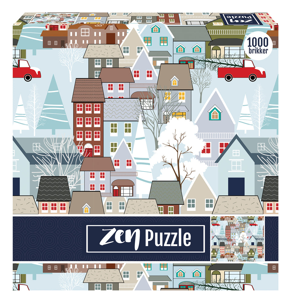Zen puslespil vinter 1000 brikker