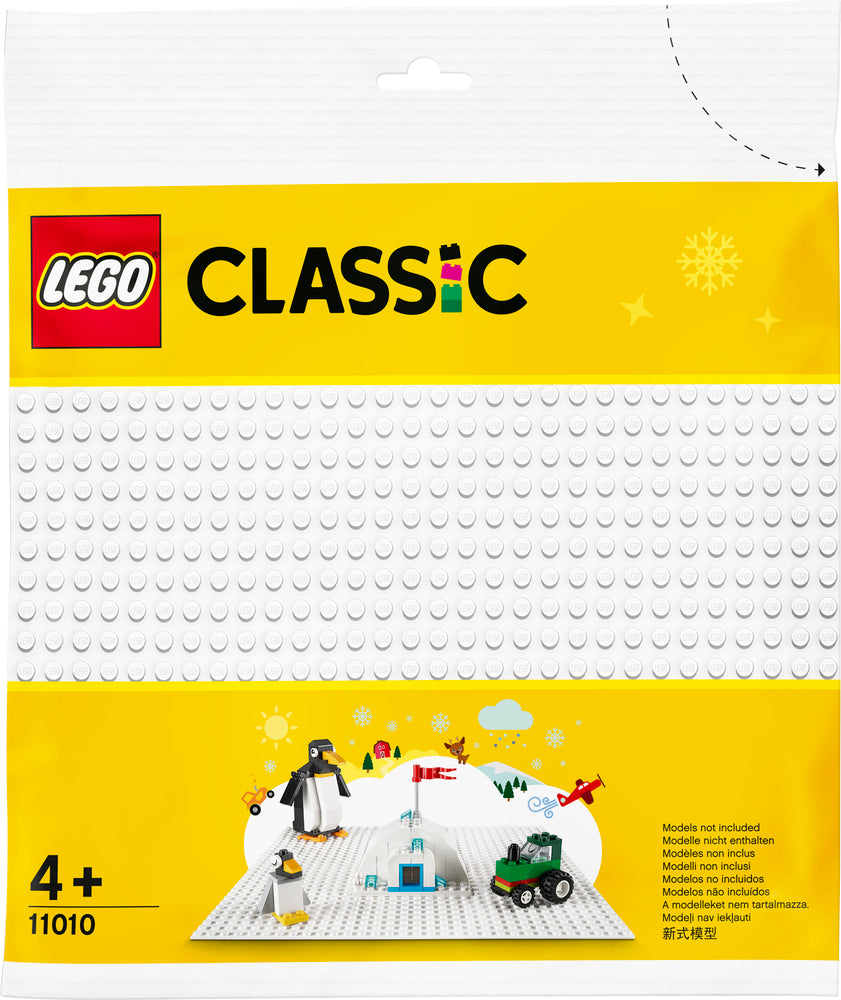 11010 LEGO Classic Hvid Byggeplade