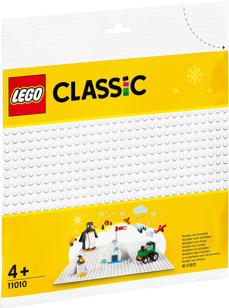11010 LEGO Classic Hvid Byggeplade
