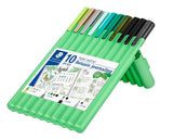 Multisæt triplus Staedtler pastel 10 asst farver