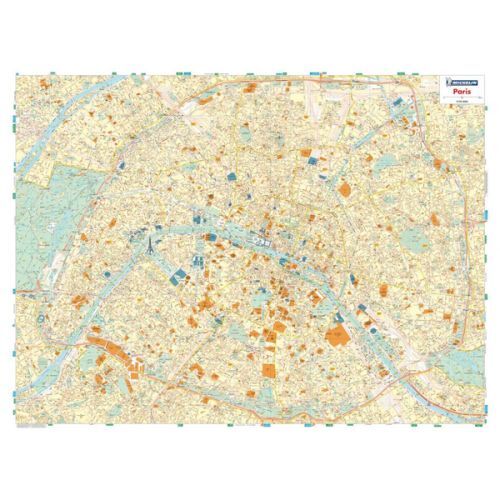 Paris - Michelin rolled & tubed wall map