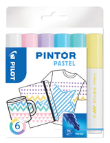 Tusser pastel Pilot pintor m 6 asst farver