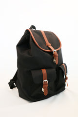 Rygsæk Real Republic sort polyester pu detaljer m/2 lommer
