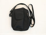Taske crossbody Real Republic sort polyester rem mobillomme