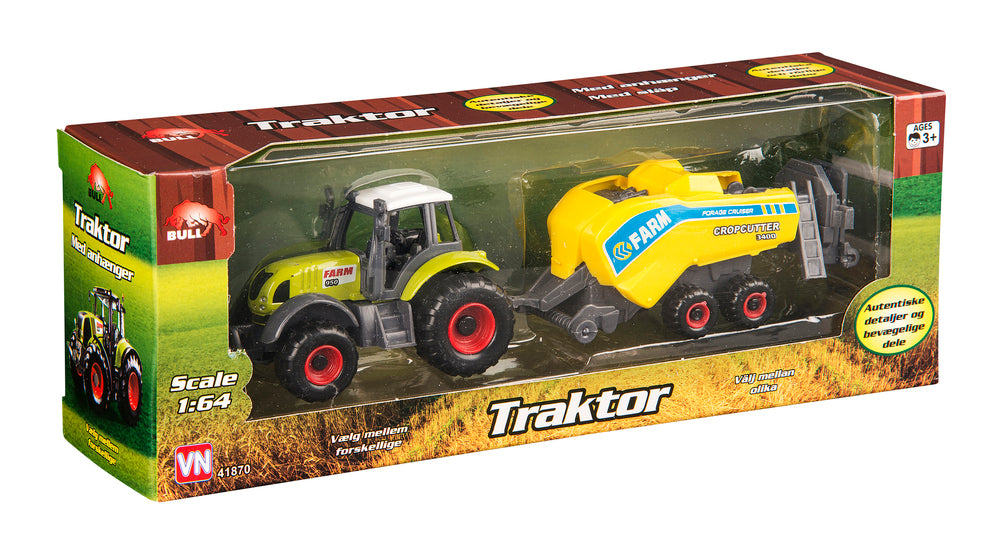 Traktor med anhænger ass