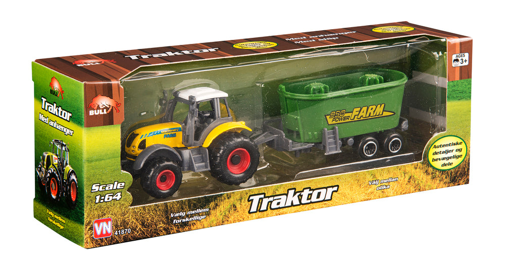 Traktor med anhænger ass