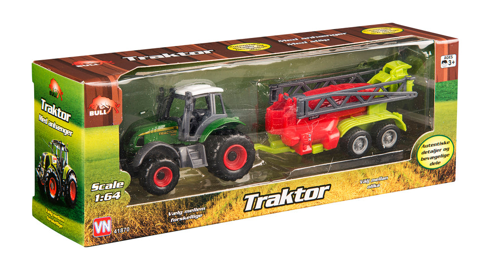 Traktor med anhænger ass