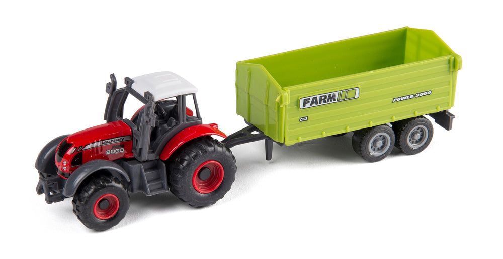 Traktor med anhænger ass