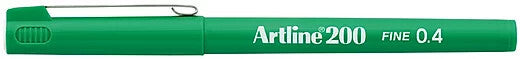 Fiberpen artline ek200 0,4 mm grøn