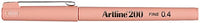 Fiberpen artline ek200 0,4 mm abrikos
