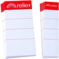 Brevordner rygetiket Relief smal