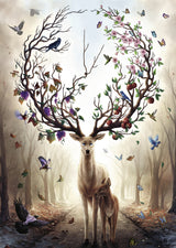 Puslespil fantasy deer 1000 brikker