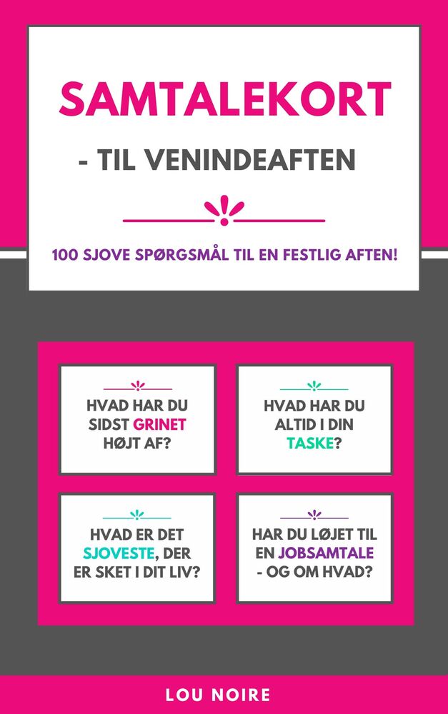 Samtalekort - til venindeaften