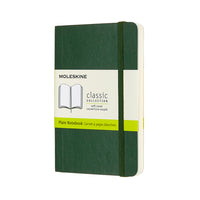 Notesbog Moleskine classic pocket soft  p myr green 9x14cm