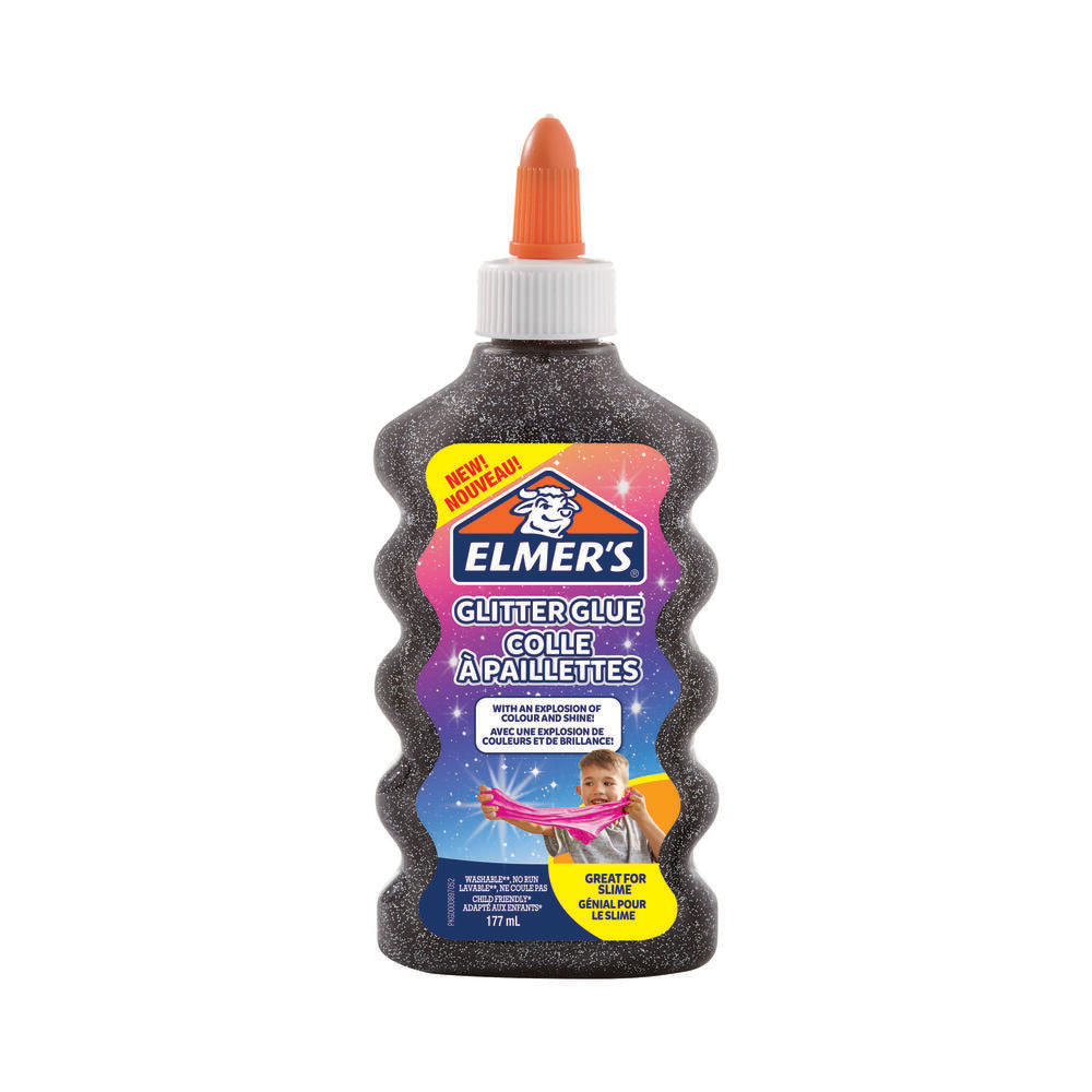 Elmers glitterlim sort 177 ml