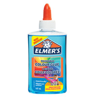 Elmers gennemsigtig lim blå