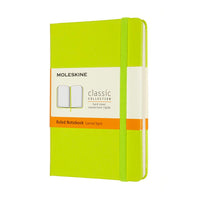 Notesbog Moleskine classic pocket  hard r lemgreen 9x14cm