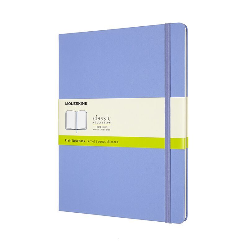Notesbog Moleskine classic xl hard p hyd.blue 19x25cm
