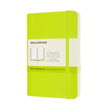 Notesbog Moleskine classic pocket soft p lemgreen 9x14cm