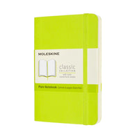 Notesbog Moleskine classic pocket soft p lemgreen 9x14cm