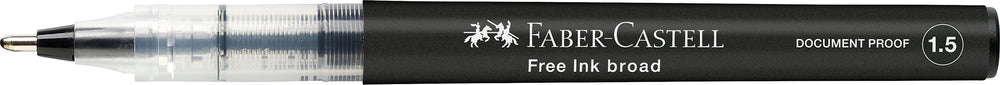Broadpen free ink Faber-Castell 1,5 sort