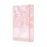 Notesbog Moleskine sakura pink/blomst lim. edit linieret l