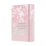 Notesbog Moleskine sakura pink/blomst lim. edit linieret pkt