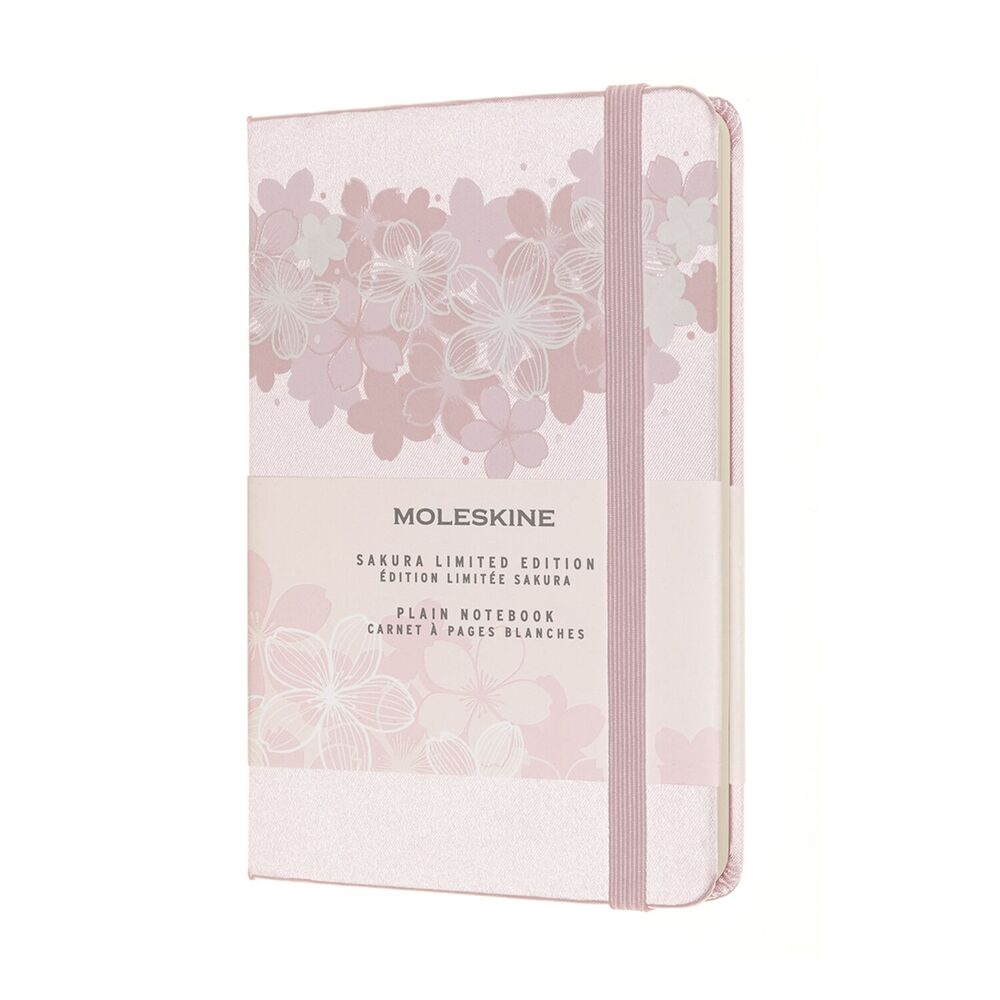 Notesbog Moleskine sakura pink/blomst lim edit ulinieret pkt