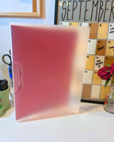 Klemmappe A4 Relief m/clips klart
