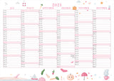 Vægkalender annies 2021 70 x 50 cm Mayland