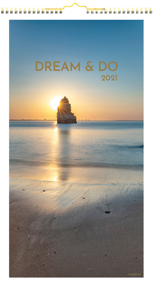 Vægkalender dream do 2021 25 x 45 cm Mayland