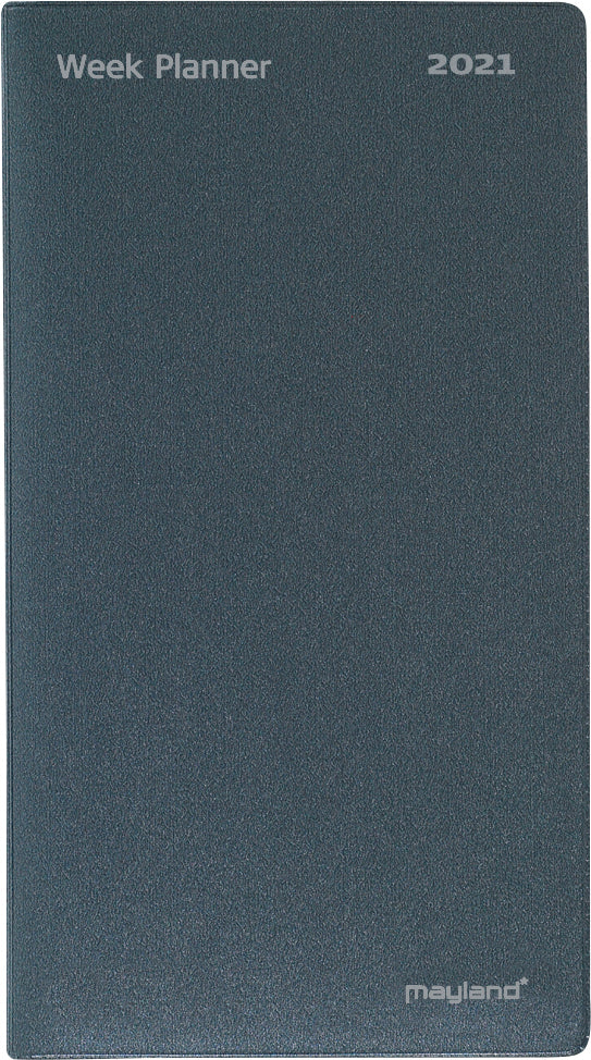 Index planner måned vinyl grå 2021 9 x 17 cm Mayland