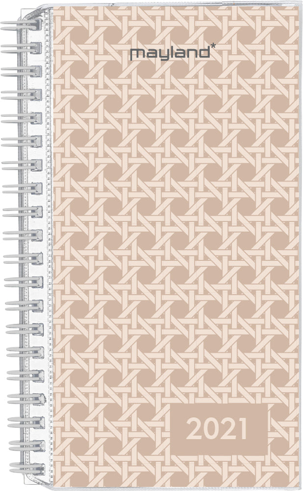 Week planner m/ 4 illu 2021 9,5 x 17 cm Mayland