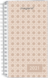 Week planner m/ 4 illu 2021 9,5 x 17 cm Mayland