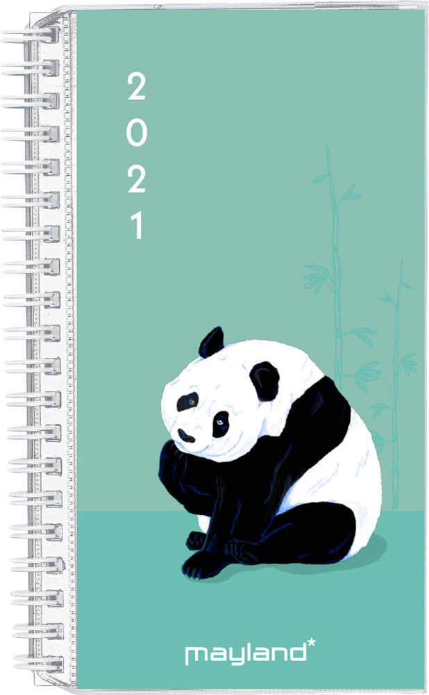 Week planner m/ 4 illu 2021 9,5 x 17 cm Mayland