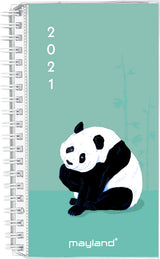Week planner m/ 4 illu 2021 9,5 x 17 cm Mayland