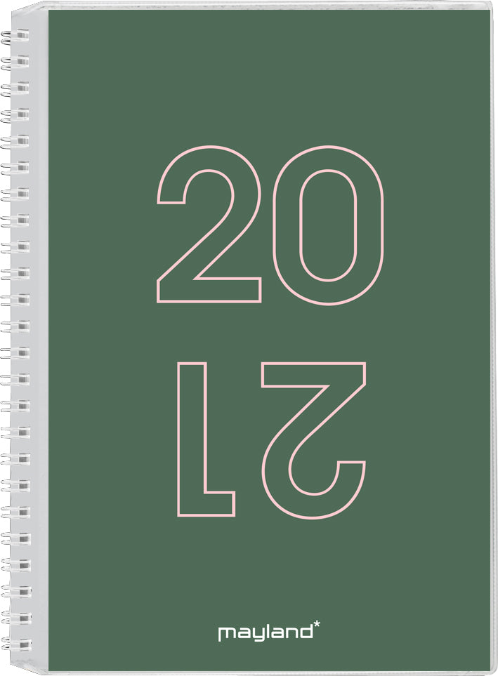 Ugekalender A5 m/4 illu. pp 2021 Mayland