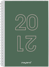 Ugekalender A5 m/4 illu. pp 2021 Mayland