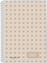 Ugekalender A5 m/4 illu. pp 2021 Mayland
