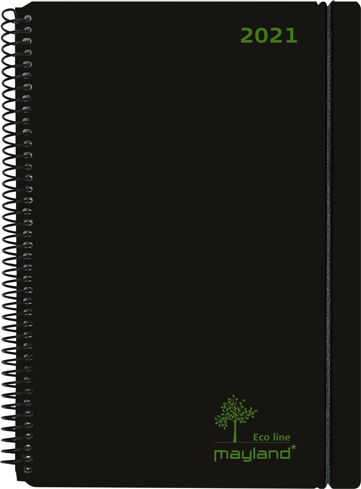 Eco line a6 ugekalender sort 2021 Mayland