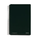 Spiralkalender 2 dage sort pp 2021 12 x 17cm Mayland