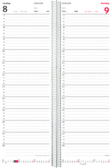 Spiralnoteringskalender 1 dag pp sort 2021 Mayland