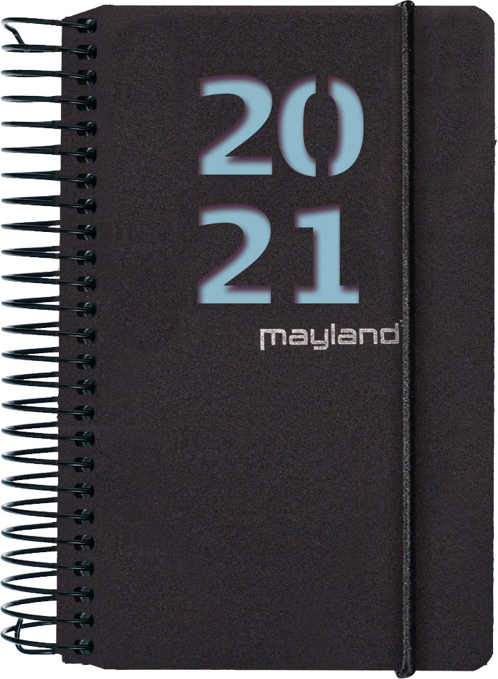 Minispiralkalender 1dag pp sort 2 blade 2021 Mayland